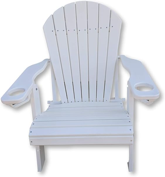 White Adirondack USA Made Premium Luxury All Weather