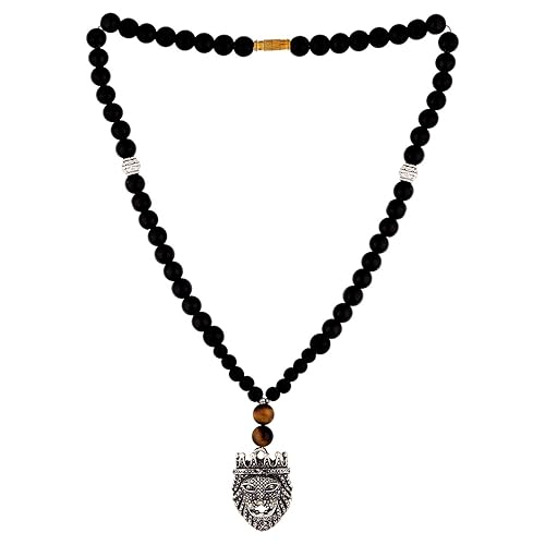 Dare by Voylla Natural Beads Griffin Necklace Jewelry Gift for Him, Boy, Men, Father, Brother, Boyfriend