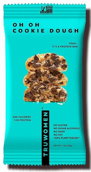 TRUBAR OH OH COOKIE DOUGH PROTEIN BAR 12 COUNT, 1.76 OZ