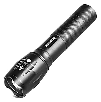 Super Bright XM-L T6 LED Adjustable Variable Focus Flashlight Torch, Standard Size