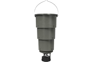 Moultrie All-in-One Hanging Deer Feeder - 30lb Capacity - Collapsible Bucket - Digital Timer with 4 Daily Feeds - Moultrie Connect Bluetooth