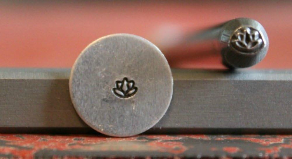 Supply Guy 3mm Lotus Flower Metal Punch Design Stamp NJ-3
