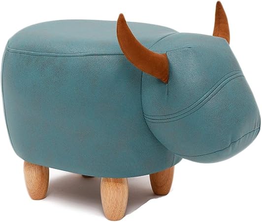 QQXX - Reposapiés otomano para niños, diseño de animales para niños, 8
