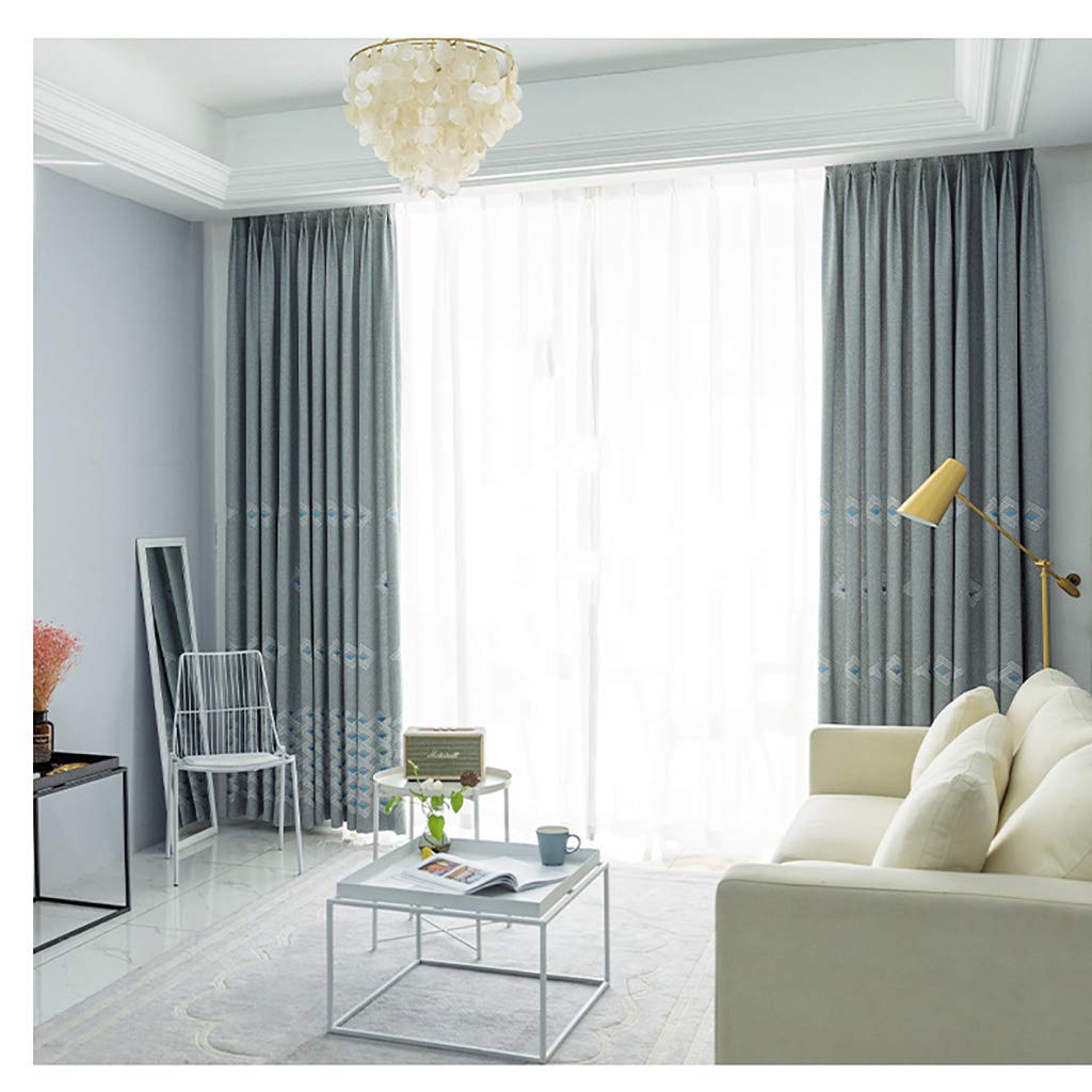 ZLYH Vorhang beendete einfache Moderne Wohnzimmer High-End-Atmosphäre