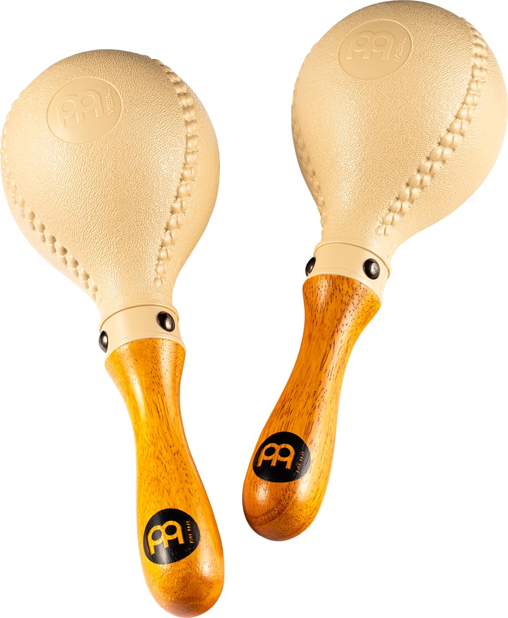 Meinl Percussion Session Maracas Shaker - 2 Musical Instruments with ergonomic Handle - Plastic, Wood (PM2BG)