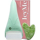 BAIMEI IcyMe Cryotherapy Ice Roller and Gua Sha Facial Tools Reduces Puffiness, Skin Care Tools for Face Massager Self Care G