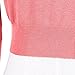 Urban CoCo Women's Cropped Cardigan V-Neck Button Down Knitted Sweater 3/4 Sleeve (XL, Pink)