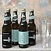 Home Sweet Home - Housewarming Gift for Women and Men - 6 Beer Bottle Label Stickers and 1 Carrier