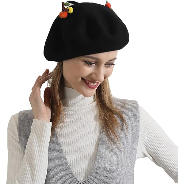 1424 Handmade Nick Fox Ear Beret Adult Size Hat Vintage Painter Wool Cap Accessories | 1424 Handmade Nick Fox Ear Beret Adult Size  main image 3