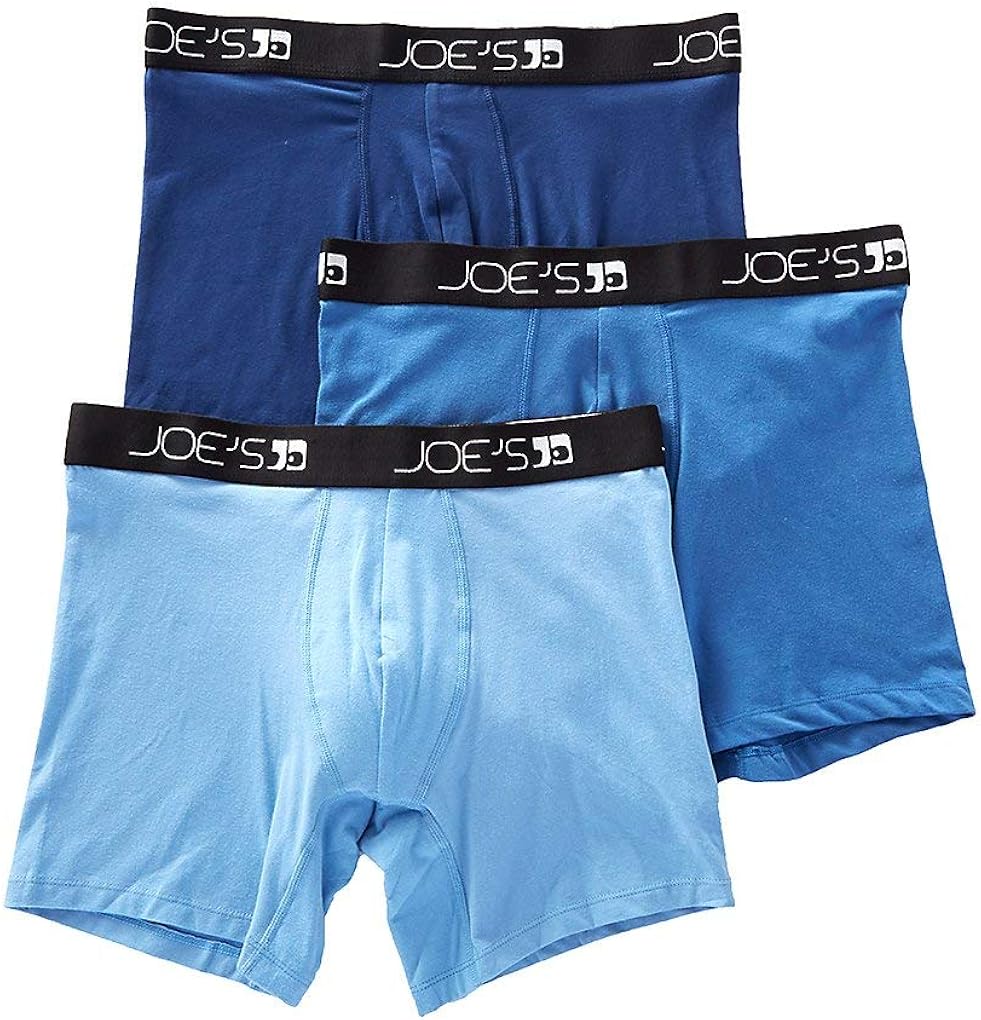 JOE's Jeans Underwear Men's Cotton Stretch Boxer Briefs 3 Pack 62032
