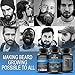Beard Growth Supplements for Men - Natural and Essential Beard Vitamins for Facial Hair Growth | Fuller Beard and Fast Growth - Grow Mustache & Thickener Pills | Beard Grower for Patchy Beard