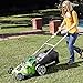 GreenWorks 25302 G-MAX 40V Twin Force 20-Inch Cordless Lawn Mower, (1) 4Ah...