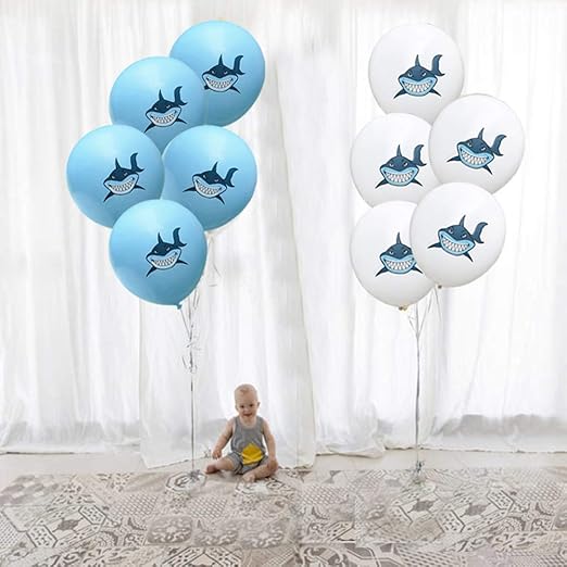 Wernnsai Requin Decorations De Fete Bon Anniversaire Banniere Bruant Guirlande Pour Garcons Des Gamins Bleu Shark Theme De Locean Piscine Articles De Fete Bannieres Et Guirlandes Cuisine Maison Zwembaddebeemd Nl