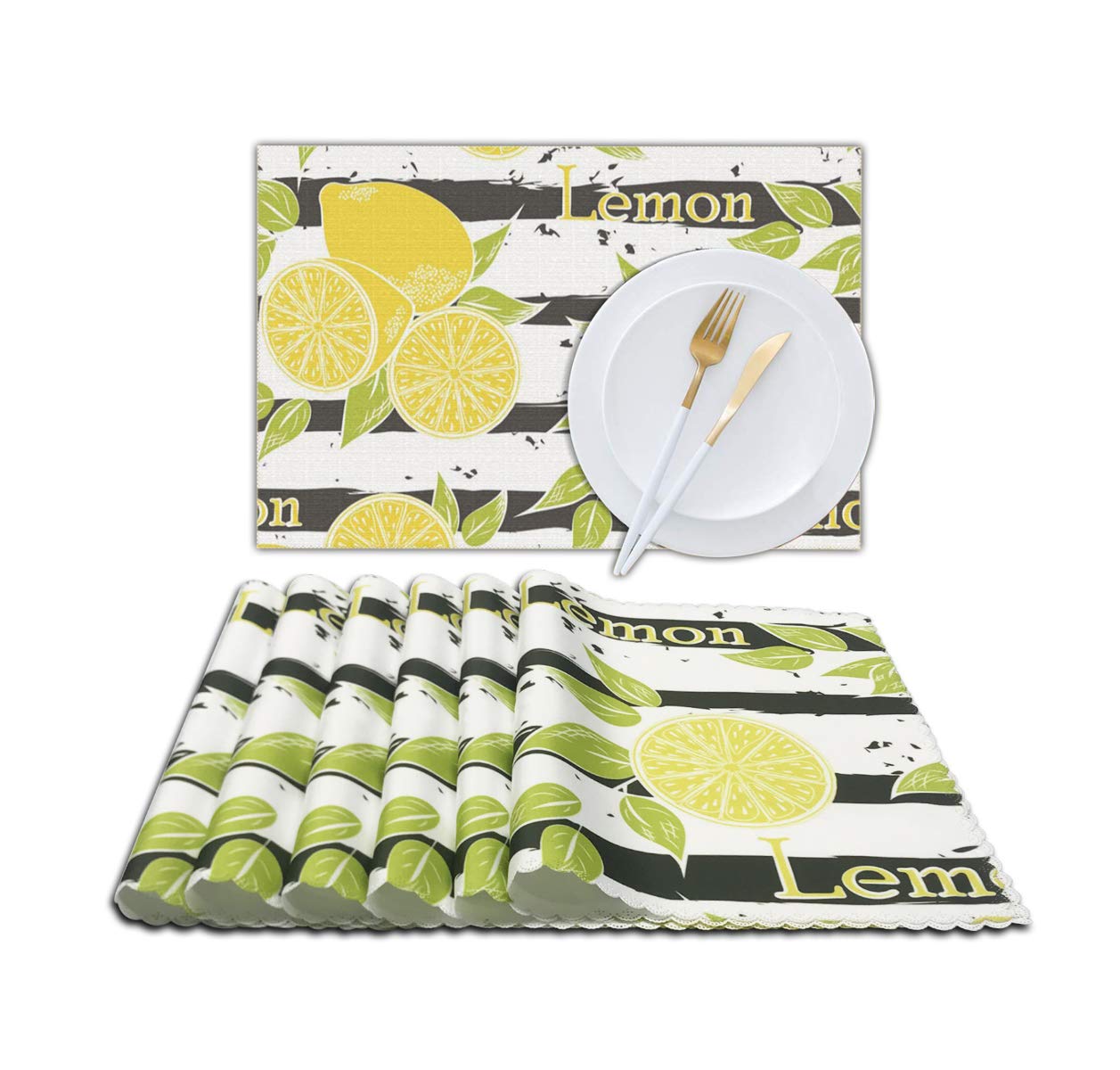 Best Six Piece Kitchen Table Mat Set Tree