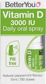 BetterYou D3000 Vitamin D3 Oral Spray 3000IU 3 Month Supply UK Peppermint view 9