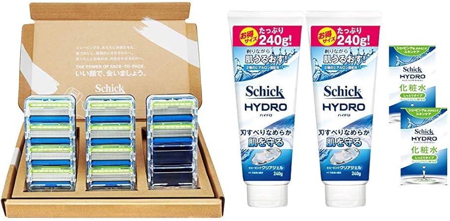 Amazon Co Jp セット買い Amazon Co Jp 限定 シック ハイドロ5プレミアム 替刃 敏感肌用 10コ入 5枚刃 Schick カミソリ ヒゲソリ 髭剃り 男性 Amazon Co Jp限定 ハイドロシェービングジェル セット 240gx2コセットおまけ付き ビューティー