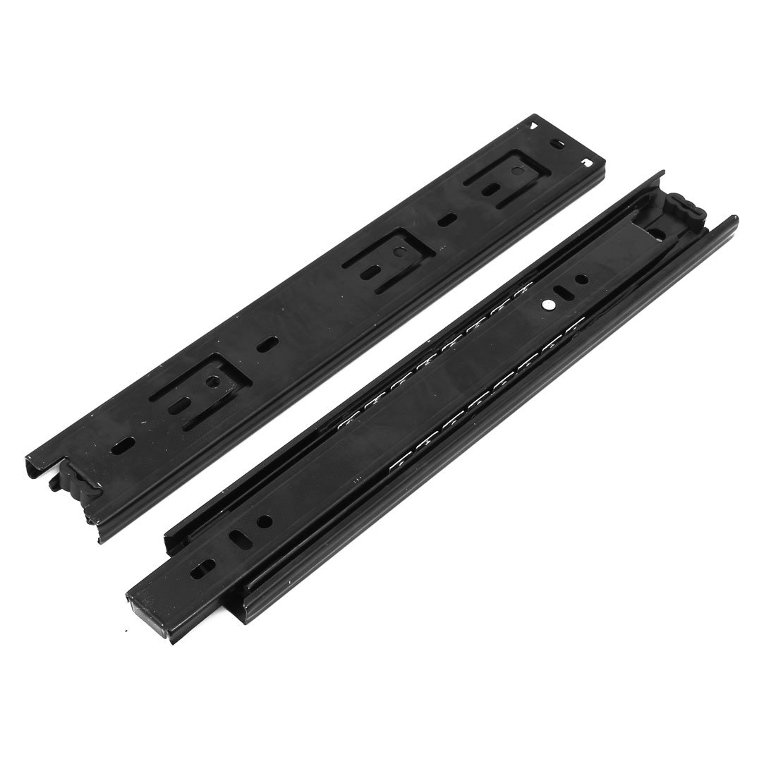 Sourcingmap 10-Inch Drawer Slides, Full Extension Ball Bearing Slide Track Rail 40mm Wide 55lb Capacity, 1 Pair