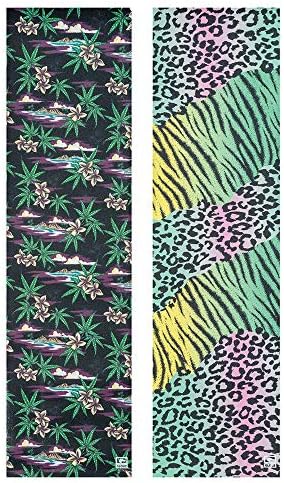 GLOBE Skateboards Griptape Rad Pakalolo 2-Pack 10" x 36" Longboard Cruiser Grip Tape