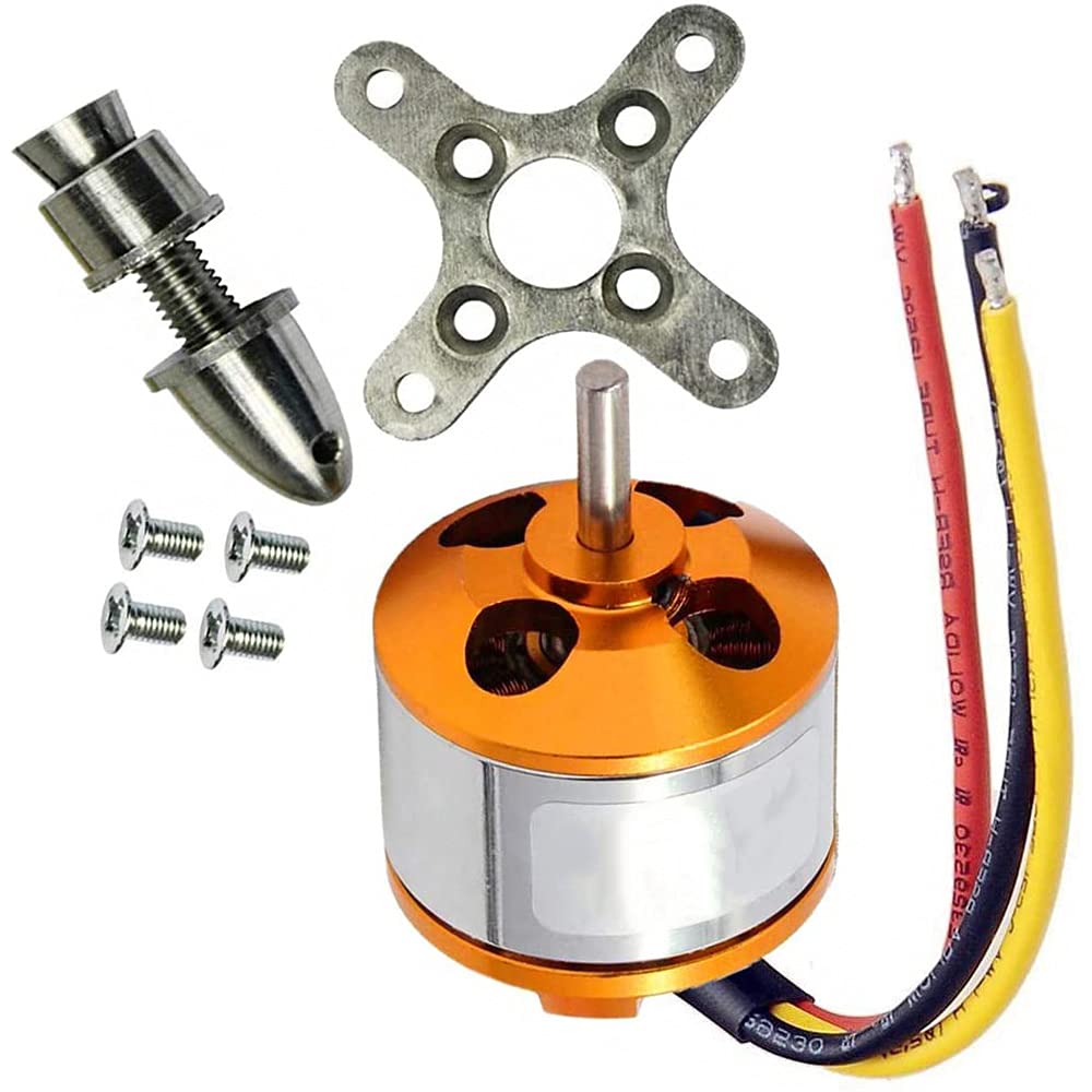 CENPEK A2212 1000KV Brushless Outrunner Motor 13T with 3.5mm Male Banana Bullet for RC DIY Aircraft Multi-Copter Quadcopter Drone