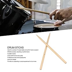 Maple Wood 7A Nylon Tip Drumsticks, 2 Pairs Drum