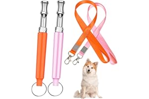 ZBJBinCH Dog Whistle to Stop Barking Neighbors Dog Training Tools High Pitch Dog Training Whistle Copper Core Dog Whistles for Recall and Pet Behavior Control (2 Pcs)