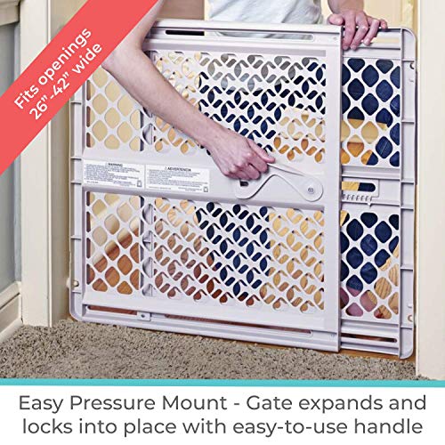 Toddleroo by North States 42” Wide Supergate Ergo Baby Gate, Made in