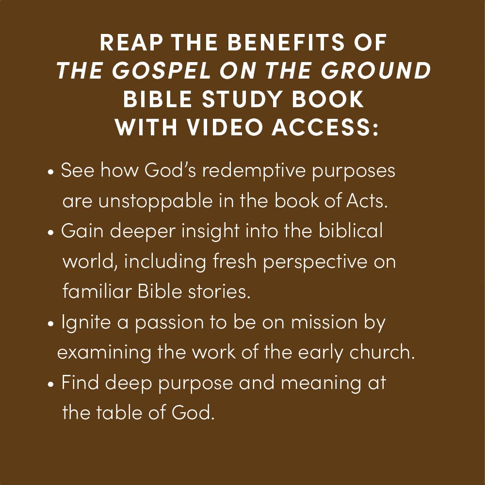 The Gospel on the Ground: The Grit and Glory of the Early Church in Acts - Bible Study for Women with Video Access The Gospel on the Ground: The Grit and Glory of the Early Church in Acts - Bible Study for Women with Video Access Paperback