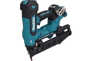 Makita DBN610Z 18V LXT Cordless 2 1/2" Finish Nailer, 16-Gauge, 2 Firing Modes, Angled Nails, Tool Only