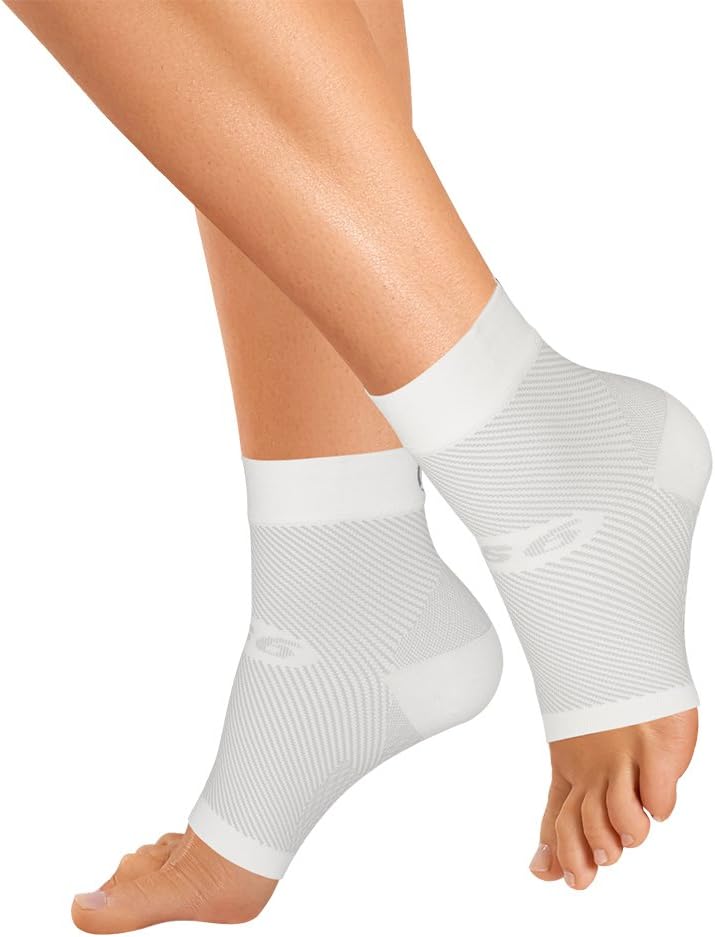 Orthosleeve FS6 Foot Sleeve, White, Small