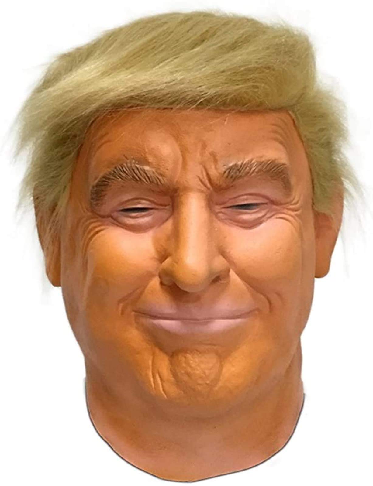 MIMIKRY Donald Trump Latex Mask with Hair and Self-Tanning President Politician USA