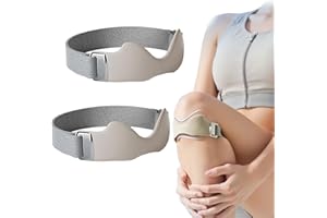 Flex Knee Strap, Flex Knee Wrap, Knee Wrap Brace Patellar Knee Support Strap -Non-Slip Silicone (2X Gray)