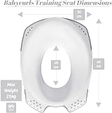 Babycurls Little Journey Toilet Training Seat and Step Stool White Unisex view 8