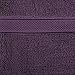 Amazon Brand – Pinzon 6 Piece Blended Egyptian Cotton Bath Towel Set - Plum