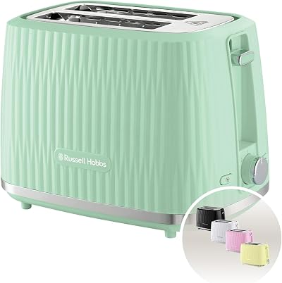 Russell Hobbs Eden 2 Slice Toaster Pistachio 6 Browning 800W High Lift