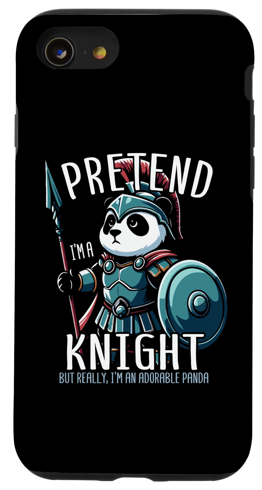 iPhone SE (2020) / 7 / 8 Spartan Knight Panda Sparta Pandabear Case