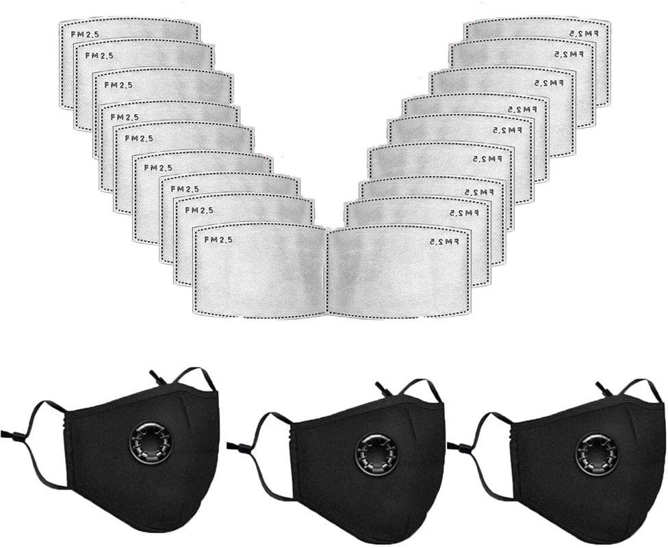 Anti Dust PM 2.5 Activated Carbon Filter Insert Face Mouth Cover Face Msaks Replacement