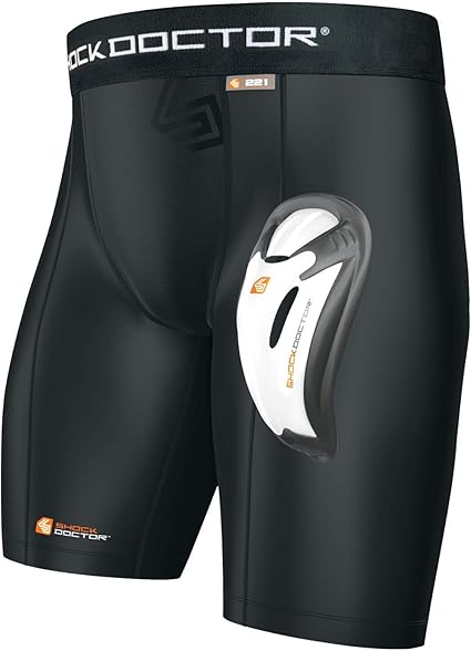 Amazon Com Shock Doctor Compression Shorts With Bio Flex