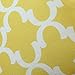 CaliTime Pack of 2 Soft Canvas Pillow Covers Cases for Couch Sofa Home Decor Modern Quatrefoil Accent Geometric 12 X 20 Inches Bright Yellow