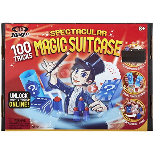 Ideal 100-Trick Spectacular Magic Show Suitcase Toys & Games, Novelty & Gag Toys, Magic Kits & Accessories