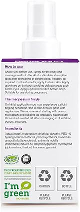 BetterYou Magnesium Sleep Body Spray 100ml Natural Sleep Aid with Oils view 7