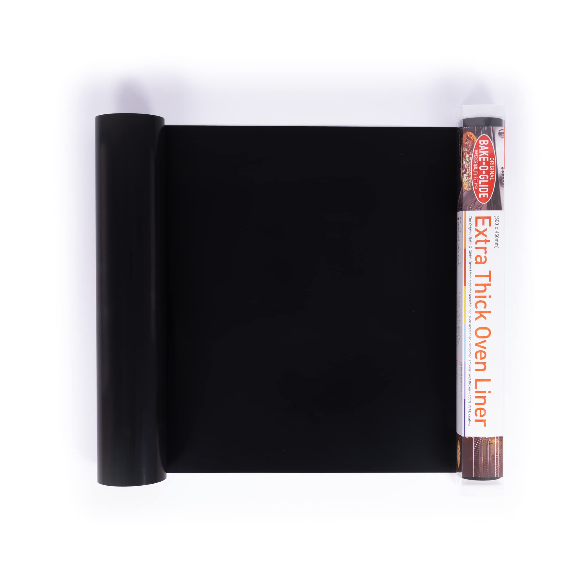 Bake-O-Glide MAT1000 Extra Thick Oven Liner, 1m x 450mm, PTFE, Black