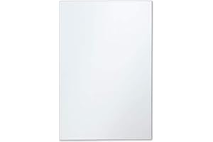 THE BETTER BEVEL Better Bevel Frameless Rectangle Mirror, 24" x 36" Bathroom Wall Mirror w/Pencil Polished Edge