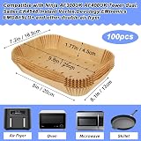 YQL Air Fryer Liners 100Pcs Perforated Parchment Paper AF300UK AF400UK view 2