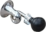 TRIXES Retro Bicycle Horn Bugle Hooter Chrome Fits Most Handlebars view 7