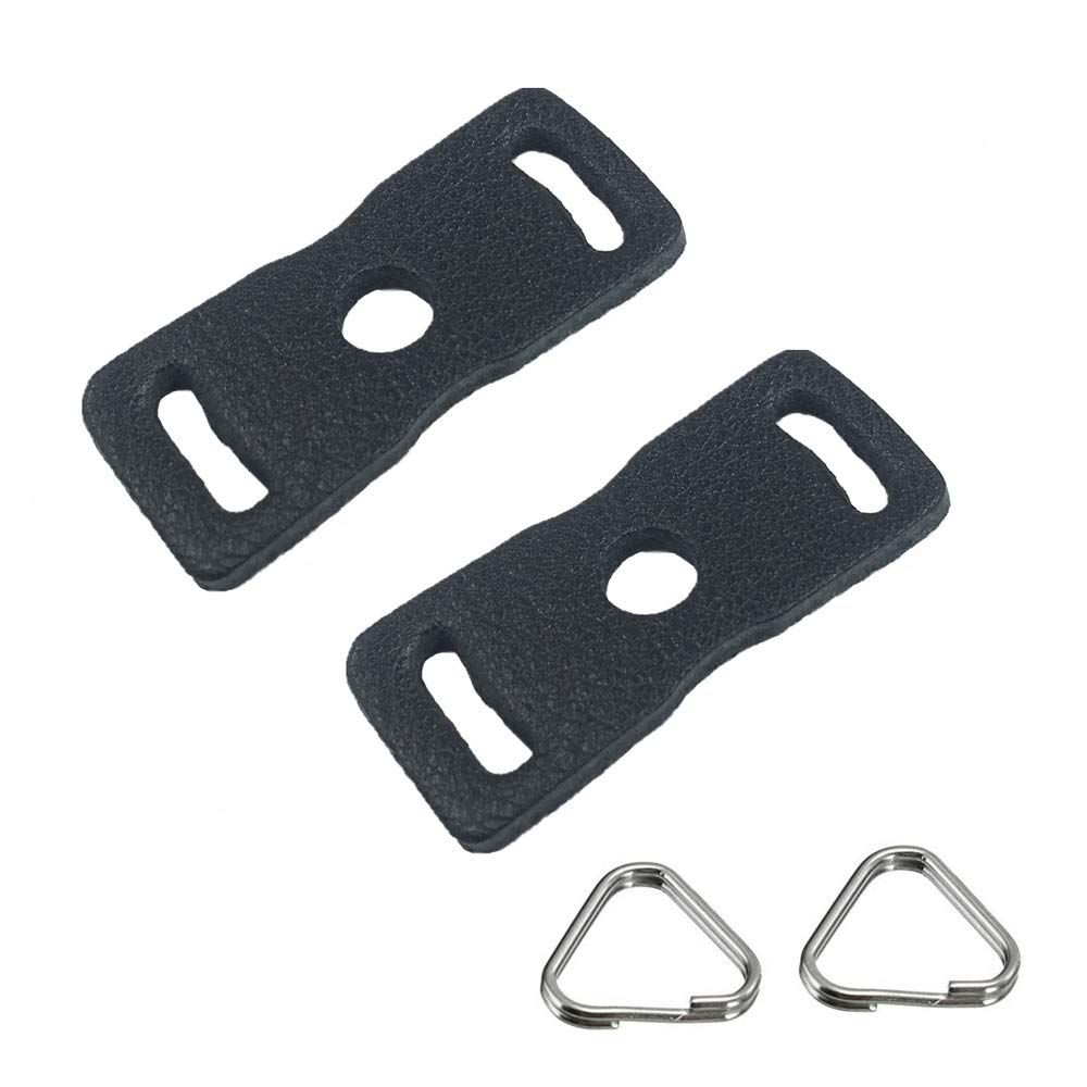 Leather Lug Ring Cover Set (D-Rings) Leather Protector Cover & Camera Strap Triangle Split Ring Hook Compatible With Fuji X-T30 GFX 50R X-T2 X-T20 X100F X-H1