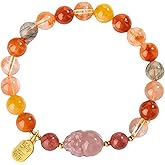 Chiorgone Pi Xiu Stretch Bracelet for Wealth & Good Luck – Feng Shui Energy Bracelet, Lucky Chinese Wealth Attracting Jewelry for Women, Stretch Bead Gift Bracelet