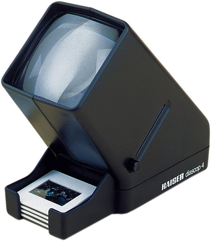 Kaiser 202006 Diascop 4 Viewer with 3x Lens (Black)