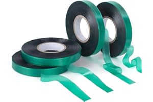 Garden Ties Plant Tape 4 Rolls Total 600 Feet 1/2" Plant Tying Gardening Tape Tool for Outdoor Use, Branches, Climbing Plante