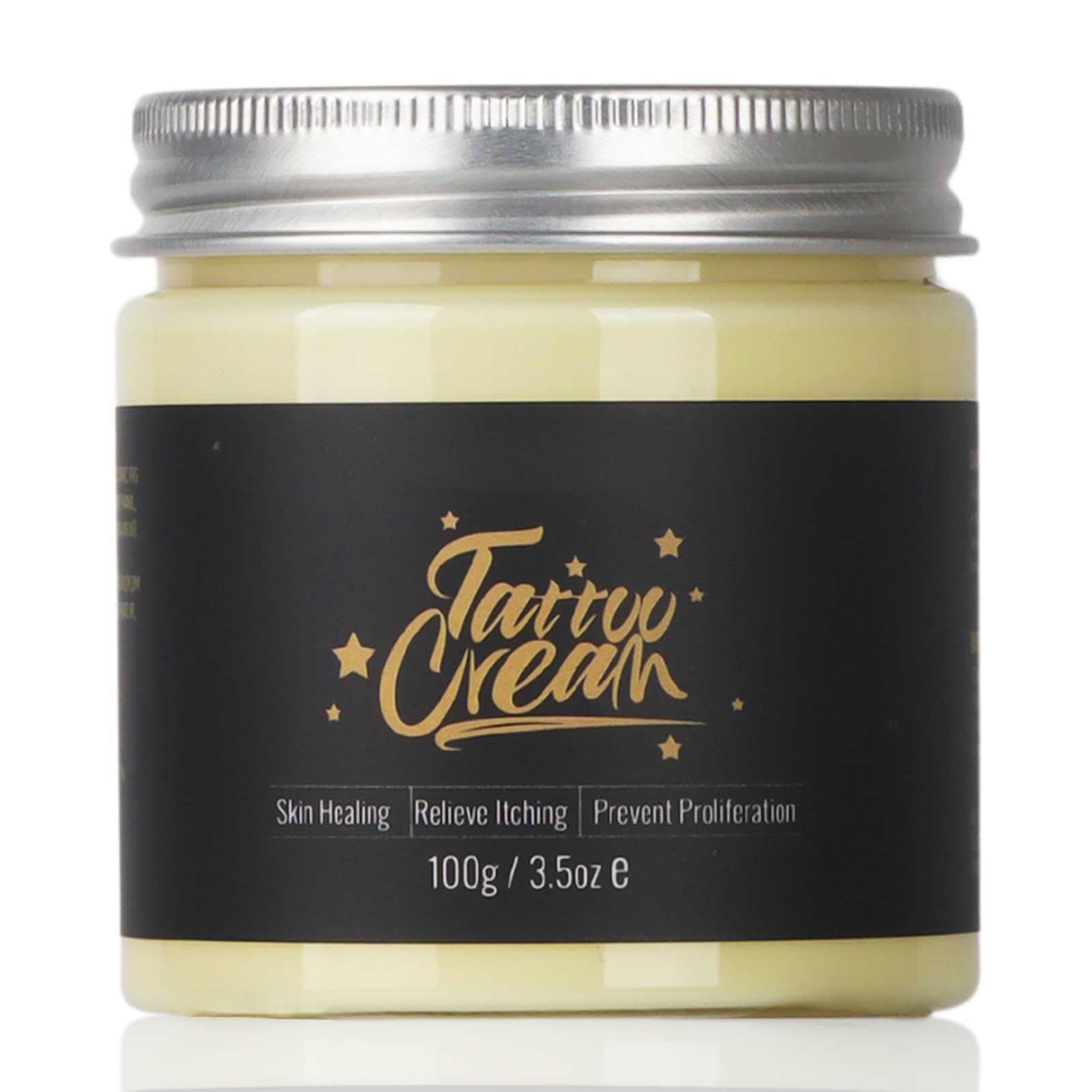 Tattoo Aftercare - 100ml Tattoo Aftercare Butter - Tattoo Cream - For New & Older Tattoos - Heals & Brightens Tattoos - Prevents Fading - Vegan Tattoo Cream