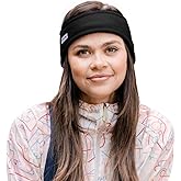 Turtle Fur Bang Band - Warm Headbands for Men and Women Made with Soft, Moisture-Wicking Fleece with Extra Width at Ears
